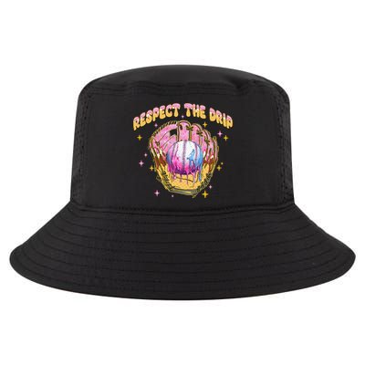 Respect The Drip Baseball Ice Cream Sport Game Day Cool Comfort Performance Bucket Hat