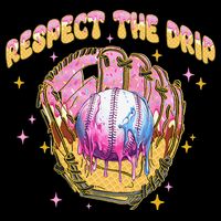 Respect The Drip Baseball Ice Cream Sport Game Day Sustainable Bucket Hat
