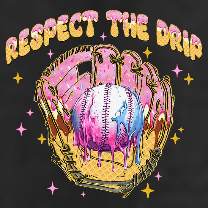 Respect The Drip Baseball Ice Cream Sport Game Day Adult Drive Performance Visor