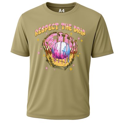 Respect The Drip Baseball Ice Cream Sport Game Day Performance Shirt