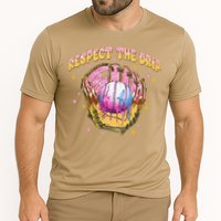 Respect The Drip Baseball Ice Cream Sport Game Day Cooling Performance Crew T-Shirt