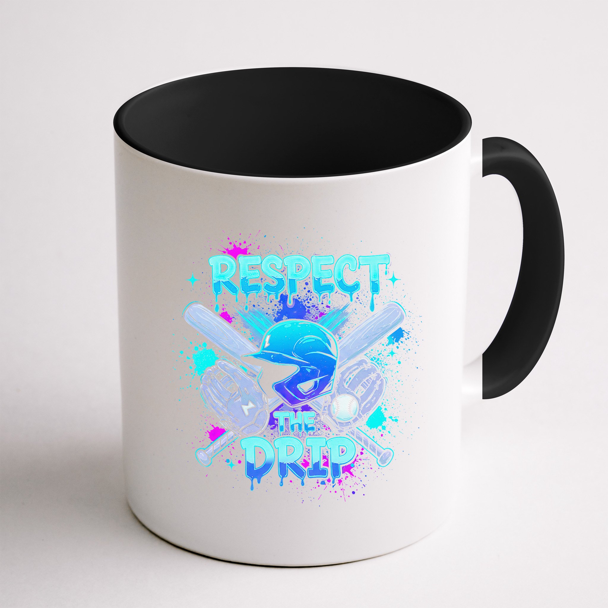 Respect The Drip Baseball Ice Cream Drip Mug
