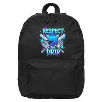 Respect The Drip Baseball Ice Cream Drip 16 in Basic Backpack
