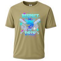 Respect The Drip Baseball Ice Cream Drip Cooling Performance Crew T-Shirt