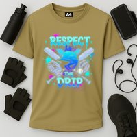Respect The Drip Baseball Ice Cream Drip Cooling Performance Crew T-Shirt