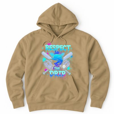 Respect The Drip Baseball Ice Cream Drip Hoodie