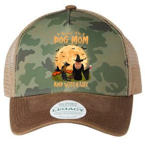 Rocking The Dog Mom Witch Life Belgian Malinois Halloween Gift Legacy Tie Dye Trucker Hat