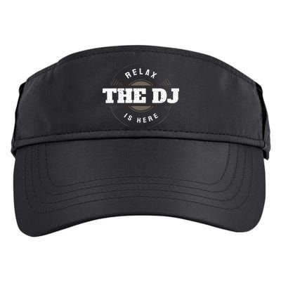 Relax The DJ Is Here DJ Music Adult Drive Performance Visor