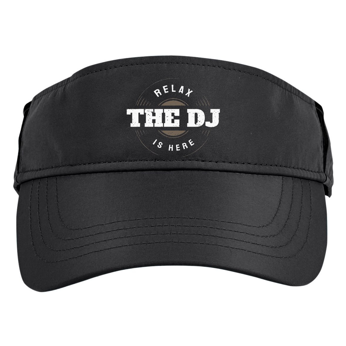 Relax The DJ Is Here DJ Music Adult Drive Performance Visor