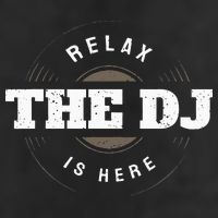 Relax The DJ Is Here DJ Music Adult Drive Performance Visor