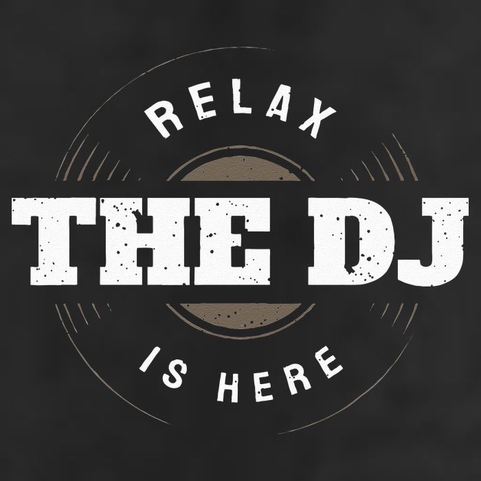 Relax The DJ Is Here DJ Music Adult Drive Performance Visor