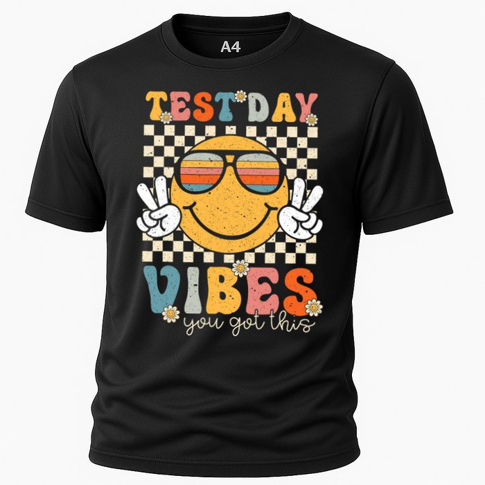 Retro Test Day Vibes You Got This Motivation Teacher Student  Cooling Performance Crew T-Shirt