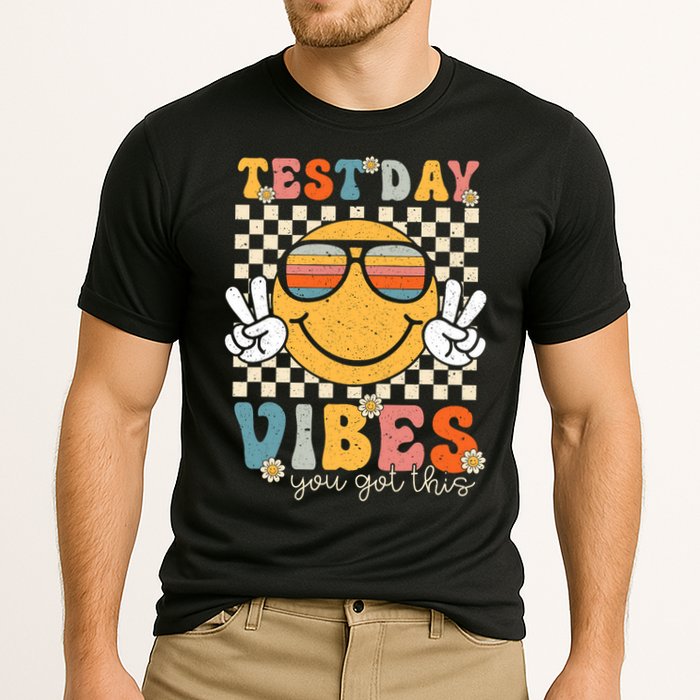Retro Test Day Vibes You Got This Motivation Teacher Student  Cooling Performance Crew T-Shirt