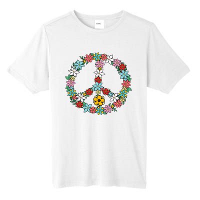 Retro Tie Dye Peace Sign 60s 70s Hippie Style Tall Fusion ChromaSoft Performance T-Shirt