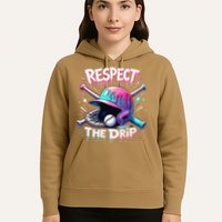 Respect The Drip Baseball Ice Cream Drip Vibes Squad Hoodie