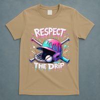 Respect The Drip Baseball Ice Cream Drip Vibes Squad T-Shirt