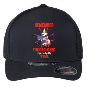 Remember The Deployed Tia Design For Sobrina Or Sobrino Cool Gift Flexfit Unipanel Trucker Cap