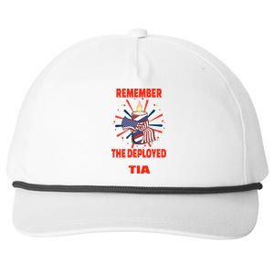 Remember The Deployed Tia Design For Sobrina Or Sobrino Cool Gift Snapback Five-Panel Rope Hat