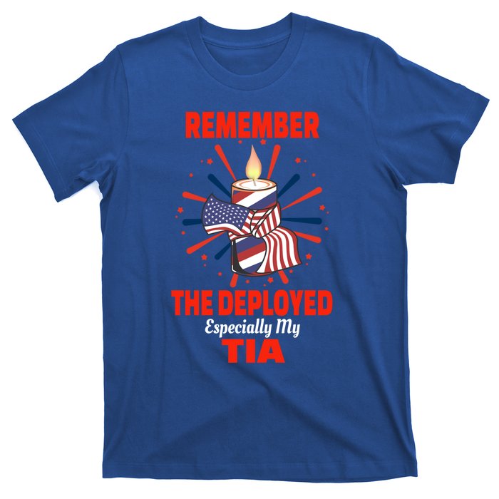 Remember The Deployed Tia Design For Sobrina Or Sobrino Cool Gift T-Shirt