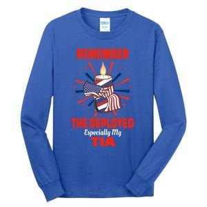 Remember The Deployed Tia Design For Sobrina Or Sobrino Cool Gift Tall Long Sleeve T-Shirt