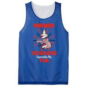 Remember The Deployed Tia Design For Sobrina Or Sobrino Cool Gift Mesh Reversible Basketball Jersey Tank