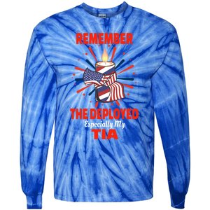 Remember The Deployed Tia Design For Sobrina Or Sobrino Cool Gift Tie-Dye Long Sleeve Shirt