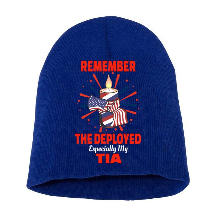 Remember The Deployed Tia Design For Sobrina Or Sobrino Cool Gift Short Acrylic Beanie