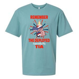 Remember The Deployed Tia Design For Sobrina Or Sobrino Cool Gift Sueded Cloud Jersey T-Shirt