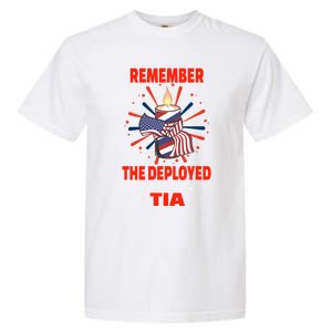 Remember The Deployed Tia Design For Sobrina Or Sobrino Cool Gift Garment-Dyed Heavyweight T-Shirt