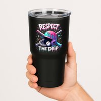Respect The Drip Baseball Ice Cream Drip Vibes Squad  Tumbler