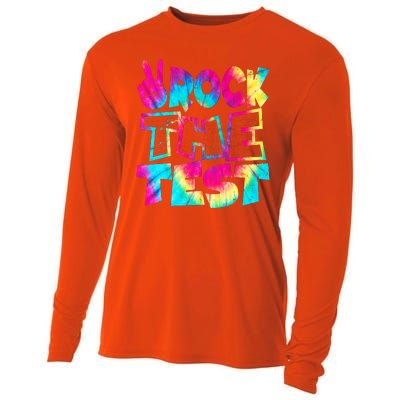 Retro Tie Dye Rock The Test Cooling Performance Long Sleeve Crew