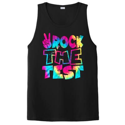 Retro Tie Dye Rock The Test PosiCharge Competitor Tank