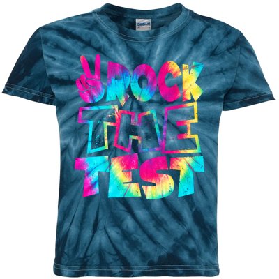 Retro Tie Dye Rock The Test Kids Tie-Dye T-Shirt