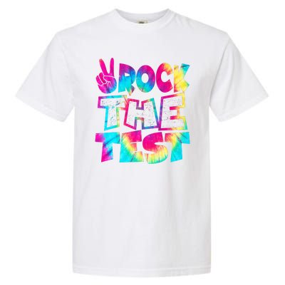 Retro Tie Dye Rock The Test Garment-Dyed Heavyweight T-Shirt