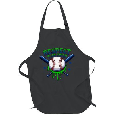Respect The Drip Baseball Home Plate Ice Cream Dripping Apron