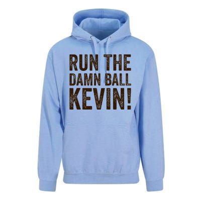 Run The Damn Ball Kevin Funny American Football Meme Unisex Surf Hoodie