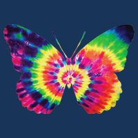 Rainbow Tie Dye Butterfly Tye Die Look Cool Infant Baby Jersey Bodysuit