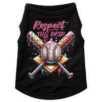 Respect The Drip Ice Cream Dripping Doggie Tank