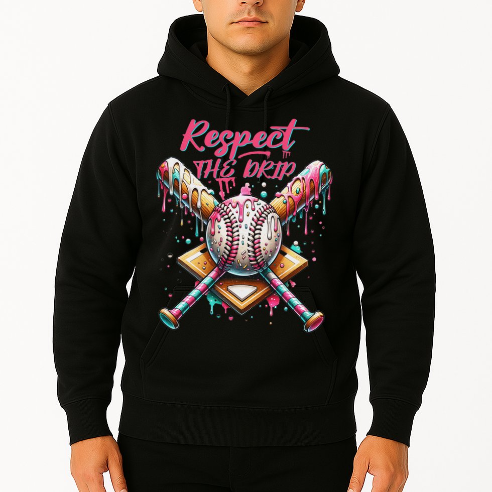 Respect The Drip Ice Cream Dripping Hoodie