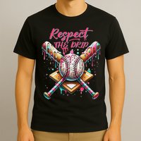 Respect The Drip Ice Cream Dripping T-Shirt