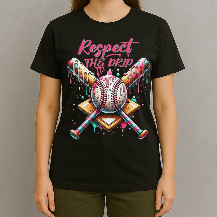 Respect The Drip Ice Cream Dripping T-Shirt