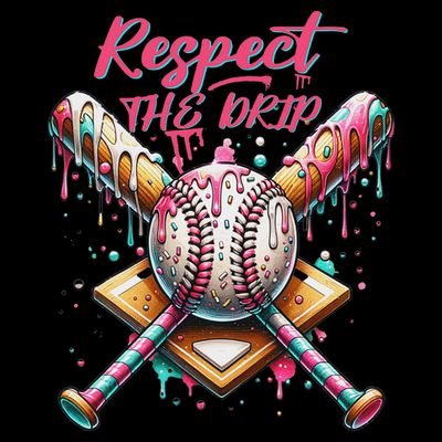 Respect The Drip Ice Cream Dripping T-Shirt