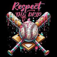Respect The Drip Ice Cream Dripping T-Shirt