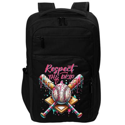 Respect The Drip Ice Cream Dripping Impact Tech Backpack