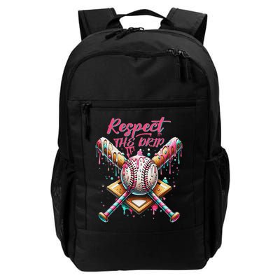 Respect The Drip Ice Cream Dripping Backpack
