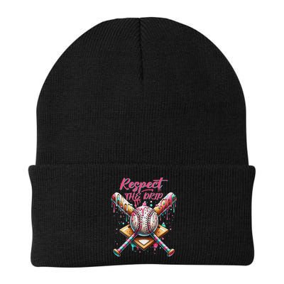 Respect The Drip Ice Cream Dripping Beanie