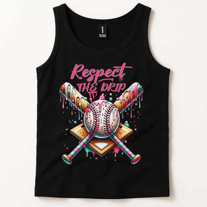 Respect The Drip Ice Cream Dripping Tank Top