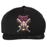 Respect The Drip Ice Cream Dripping Wool Snapback Cap
