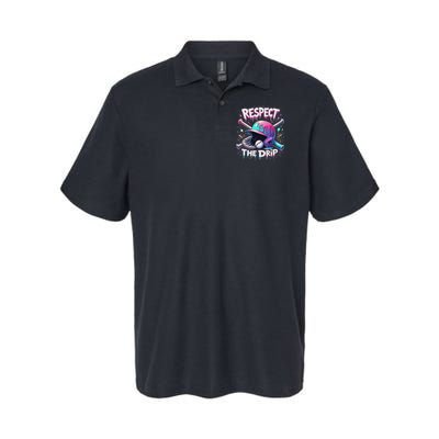 Respect The Drip Baseball Ice Cream Drip Vibes Squad Polo