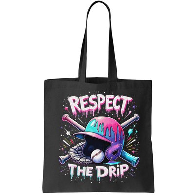 Respect The Drip Baseball Ice Cream Drip Vibes Squad Bag